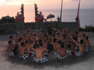 fire-dancers in bali indonesia