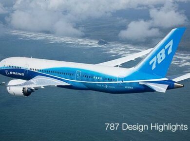Photo of the Boeing 787