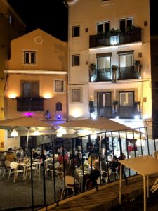 Fado restaurant in Alfama, Portugal