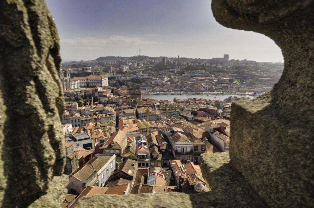 aerial view of Porto Portugal