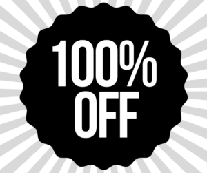 Get 100% off my email newsletter