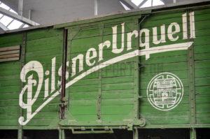 Pilsner Urquell rail car