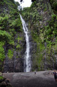 Waterfall in Tahiti