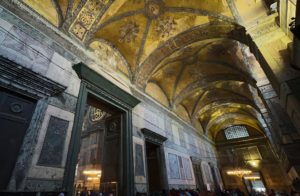 The foyer of Hagia Sophia.