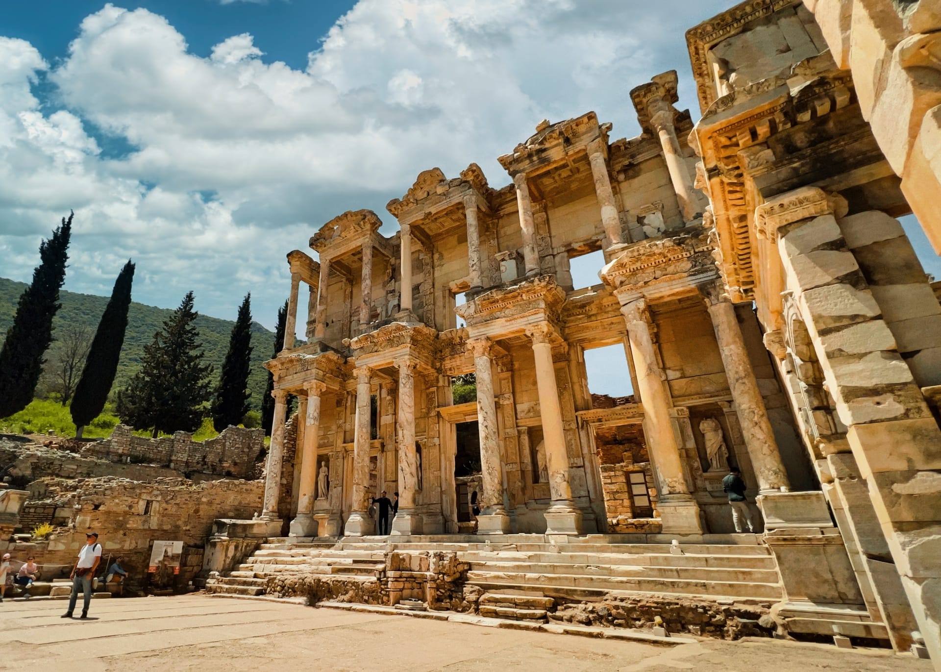 Turkey’s ancient city of Ephesus is so intact, the locals probably don’t know the Roman Empire fell yet.