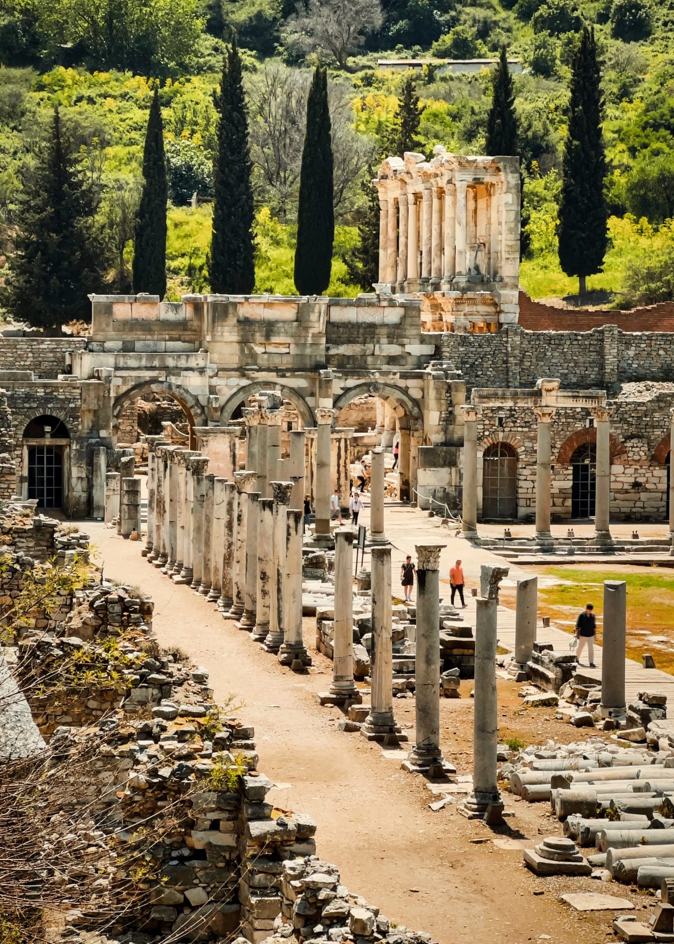 wide shot of ancient Ephesus