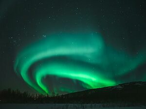 aurora borealis at night