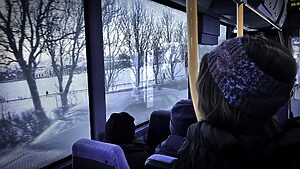 bus to see Northern Lights